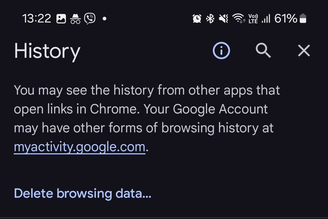 google chrome history settings screenshot