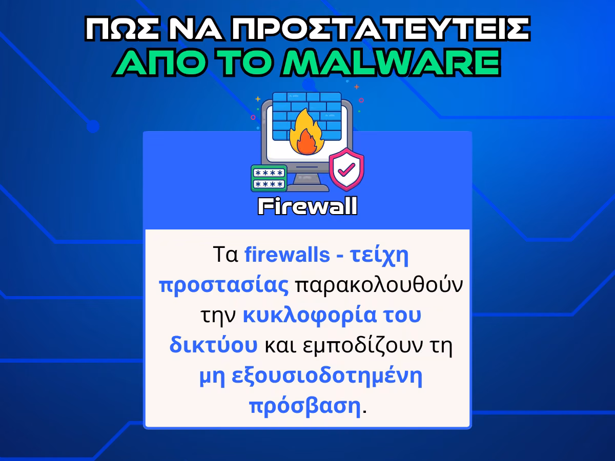 malware - firewall - infographic
