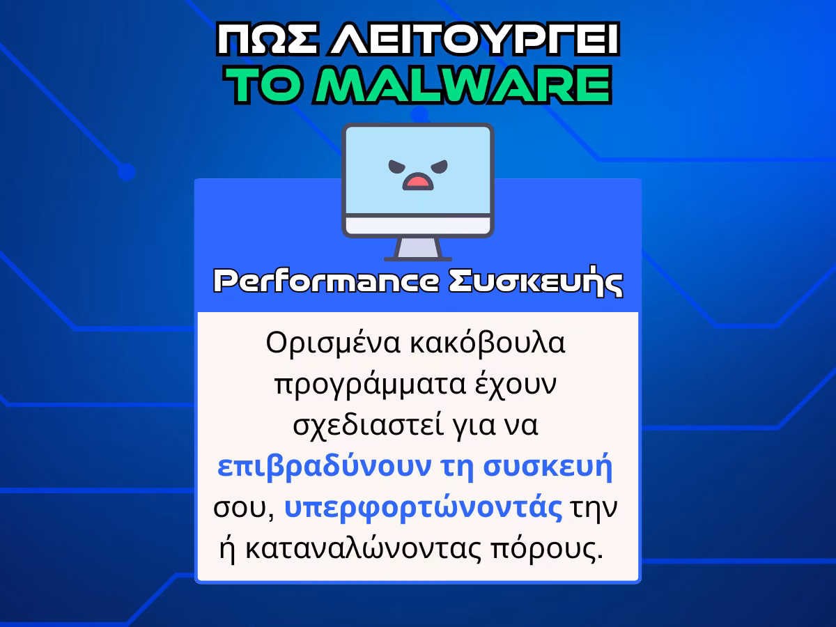 malware - performance - infographic