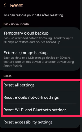 επαναφορα ρυθμισεων wifi - screenshot