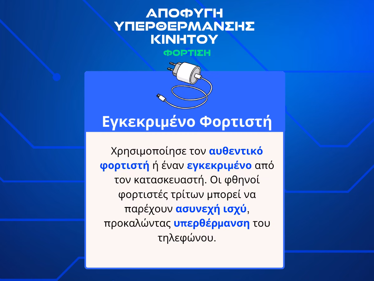 φορτιση κινητου infographic